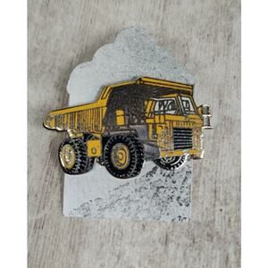 Big Construction Dump Truck Pin Dad Birthday Father's Day Gift